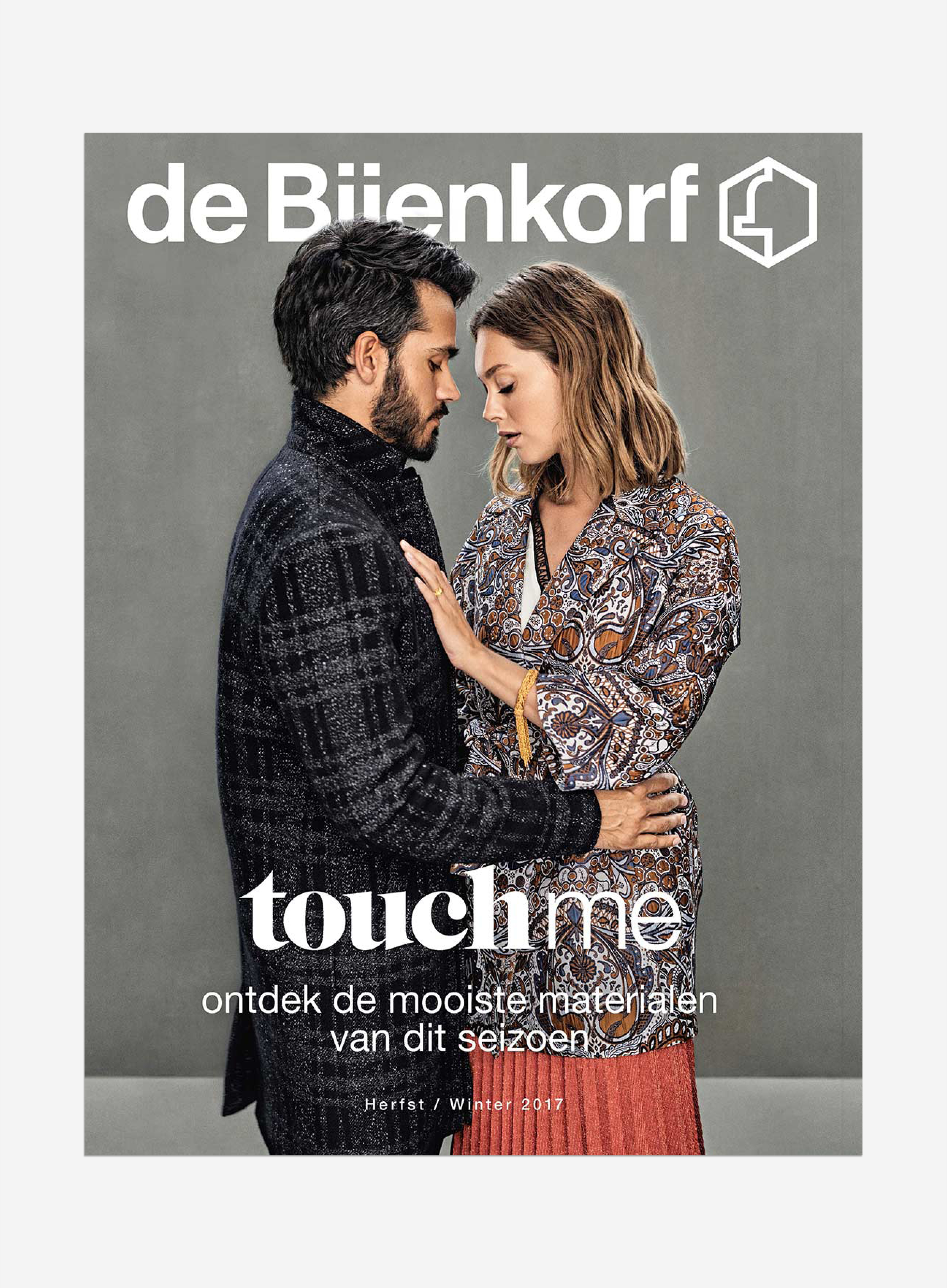de Bijenkorf editorial magazine layout fashion cover