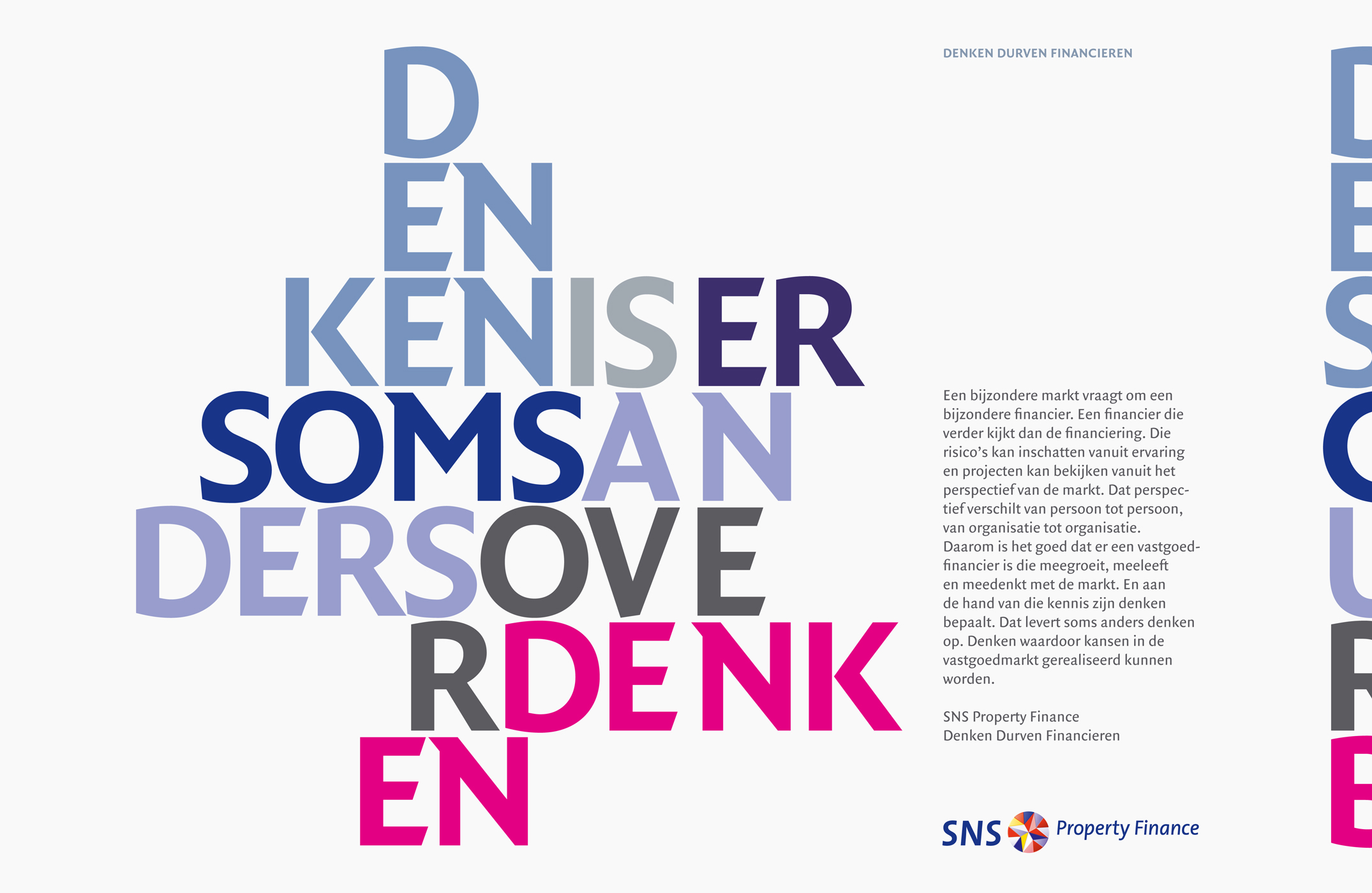 SNS Property Finance, identity, graphic design, typography, corporate brochure, rebranding