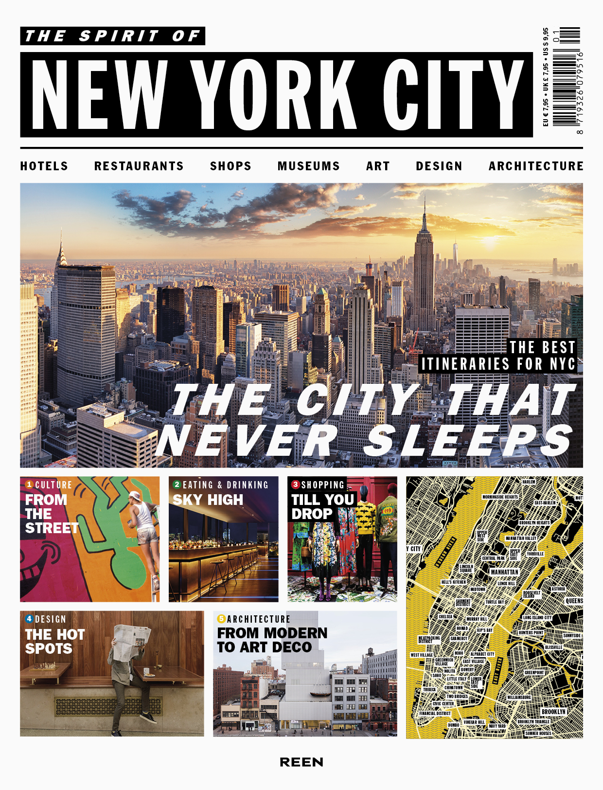 The spirit of new york city, magazine, editorial design