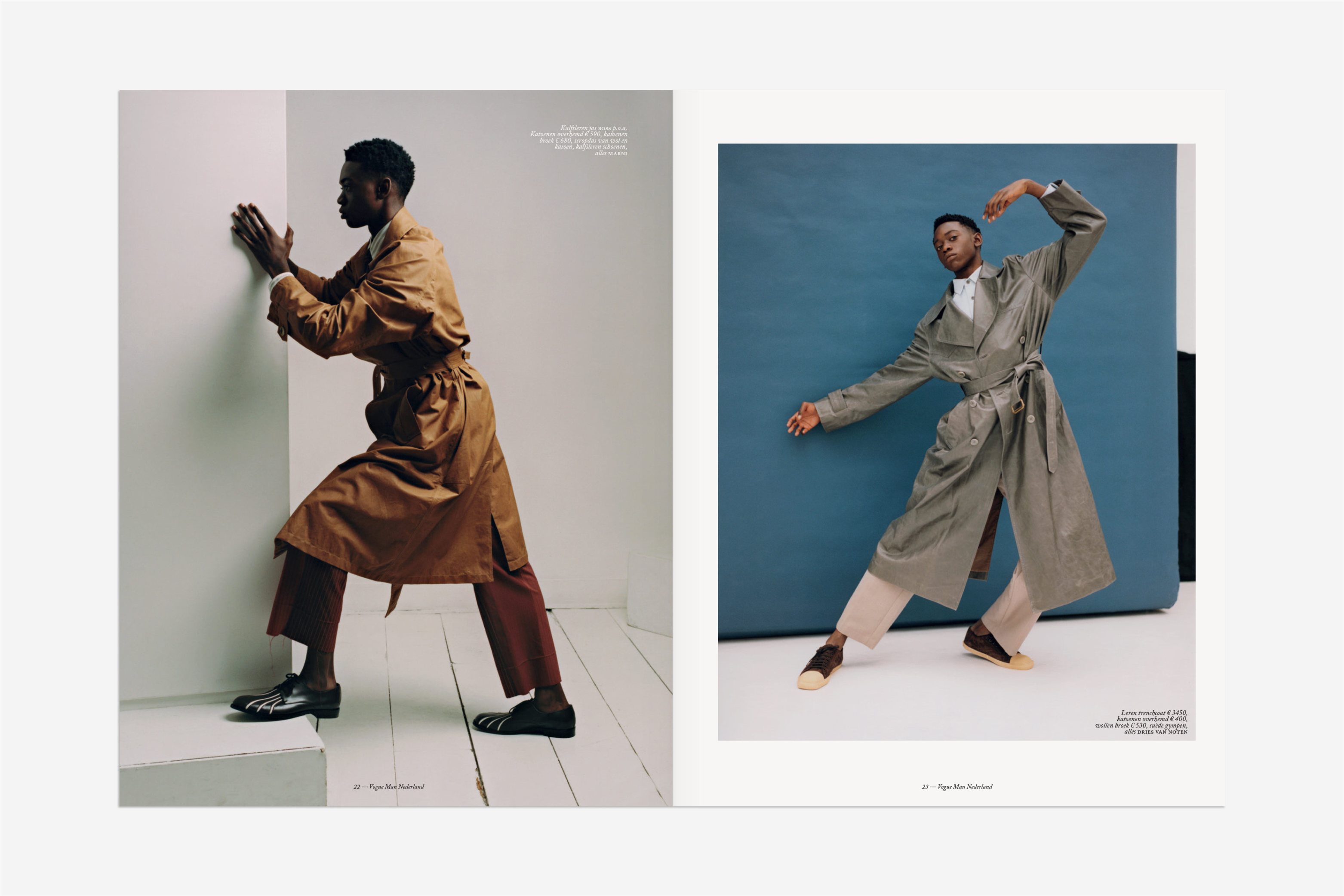 Vogue man, magazine, editorial design