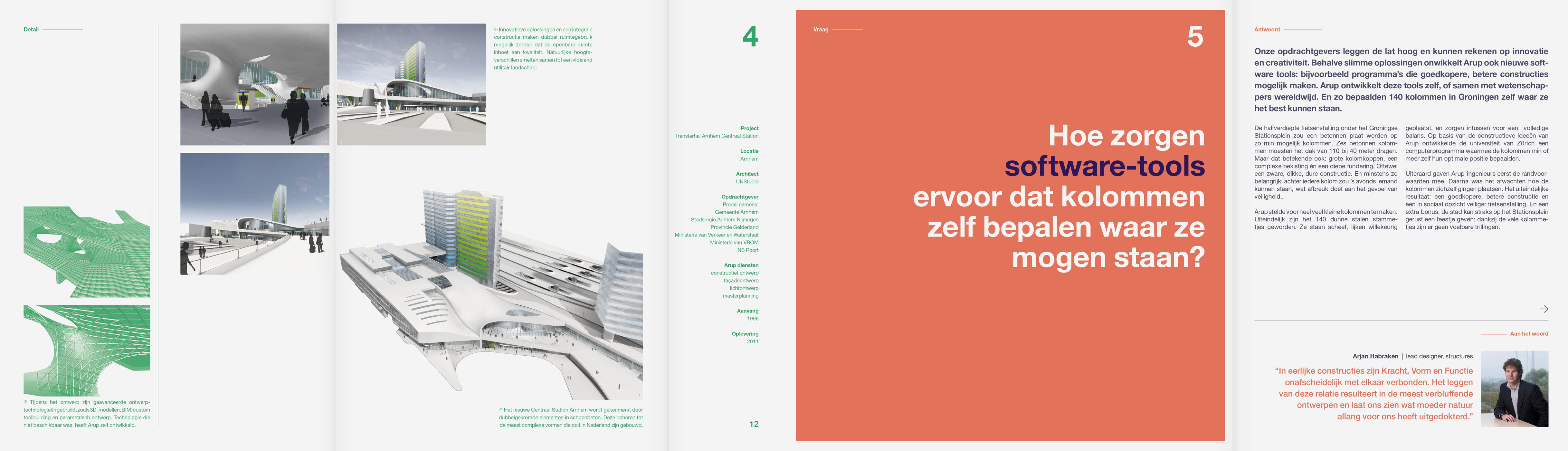 Arup, architecture, graphic design, brochure, concept, art direction