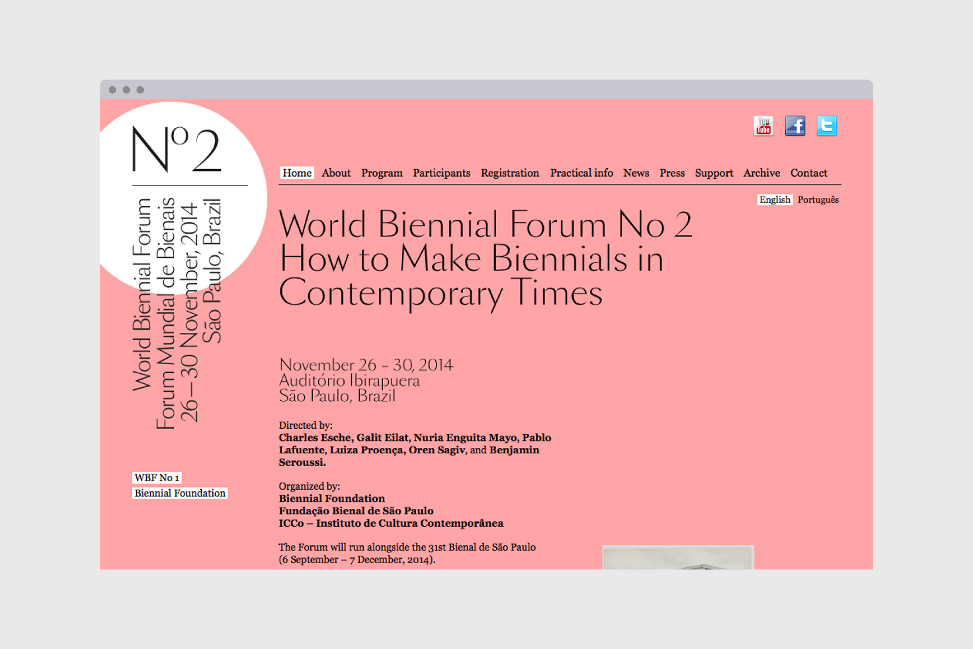 Biennial Foundation, identity, webdesign, branding, graphic design